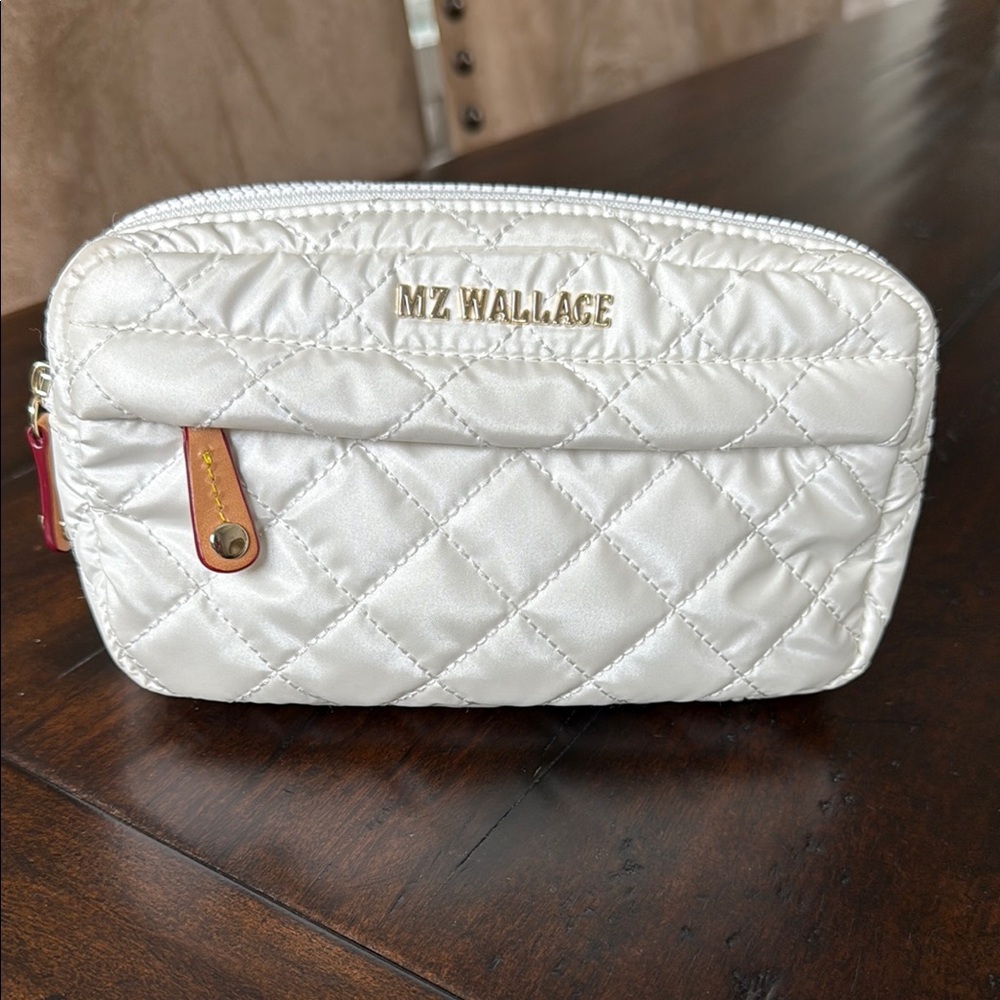 MZ Wallace METRO BELT BAG PEARL WHITE